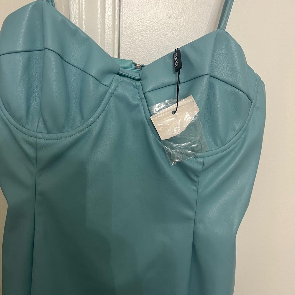 Bardot faux leather dress - Picture 3 of 4